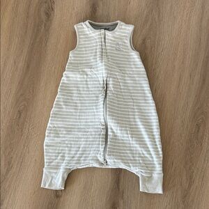 Woolino Striped Gray Kids Pajamas